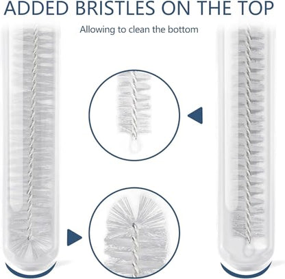 Ixiaoyoo 12 Pcs Bottle Cleaner Brushes Set, 11.8 Inch Nylon Cleaning Brush - color: 11.8 Inch White Cleaning Brushes