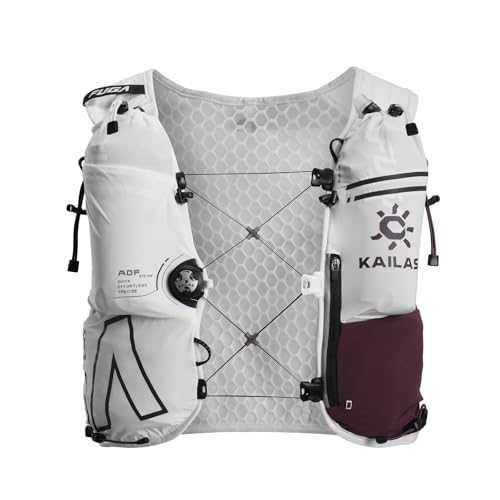 KAILAS FUGA AIR 8 Ⅳ Running Hydration Vest Hydration Pack Lightweight with Two TPU Water Bladders for Women Men Trail Cycling Hiking - color: Cinnabar, size: 8L-S