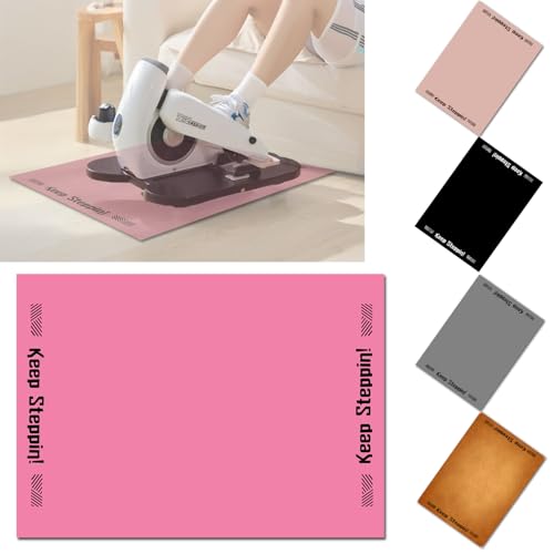 Elliptical Mat, Pink - color: Keep Steppin-neonpink