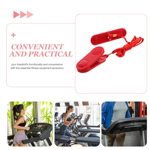 Treadmill Safety Key Replacement Treadmill Emergency Key Running Machine Stop Key Fitness Equipment - size: 14.60X6.00X1.80CM