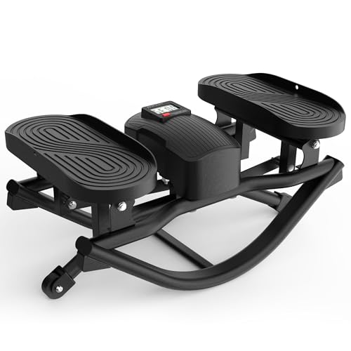 HOTWAVE Rock Stepper, The Rock Stepper Side to Side Exercise Machine - color: Black, size: Standard