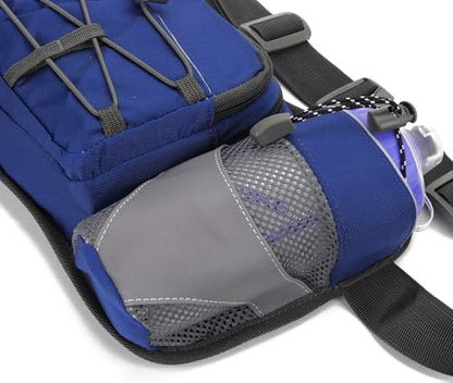 Waist Pack with Water Bottle Holder for Running Walking Hiking Fanny Pack - color: ‎North Star Blue