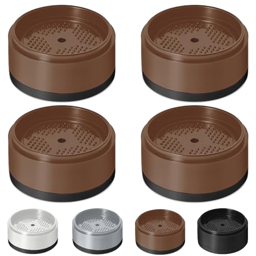 Bed Risers 1 inch, 2 inch, 3 inch, 4 inch Heavy Duty, Adjustable Furniture Riser for Table Desk Couch Sofa Chair Refrigerator Washing Machine, Stackable Bed Raisers Blocks (Brown 4 Pack, 1 inch) - color: Brown 4 Pack, size: 1 Inch