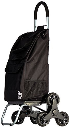 dbest products Stair Climber Trolley Dolly II, Black storage carts - color: Black, style: Beefy Wheels