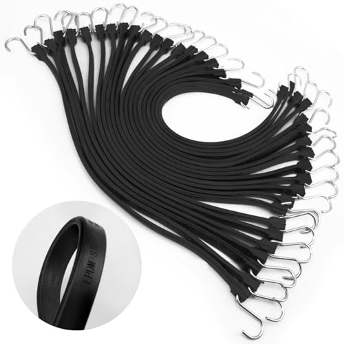 XSTRAP STANDARD 20PK 100% EPDM Bungee Cords 31" Natural Rubber Tarp Straps - size: 31''