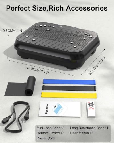 Vibration Plate Exercise Machine for Lymphatic Drainage and Weight Loss