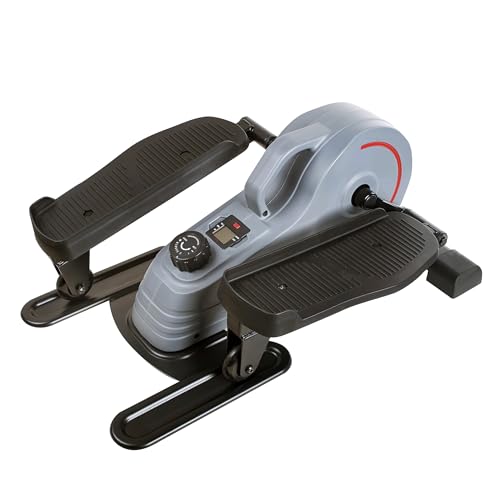 Sunny Health & Fitness Sitting or Standing Under Desk Elliptical Exerciser - color: Gray