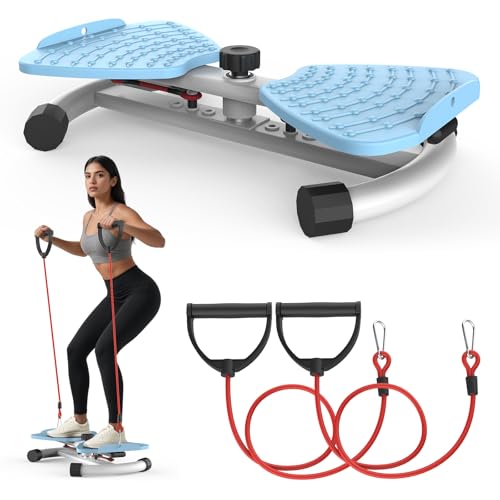 Waist Twister Machine Exercise, Ab Twister Board for Exercise, Waist Twisting Fitness Tool, Core Trainer for Women Belly Fat Loss, Home Gym Workout Equipment, Noiseless, 300 lbs Capacity