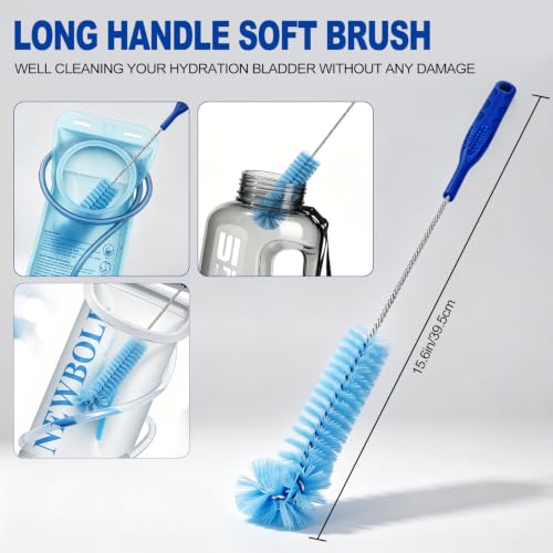 Hydration Bladder Cleaning Kit, 4 in 1 Water Bladder Cleaner Set