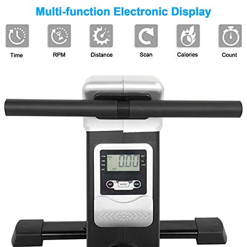 Rowing Machines Foldable, Exercise Fitness Machine for Home Gym 8 Resistance Reluctance Rowing Device Can Exercise Most of The Muscles of The Body