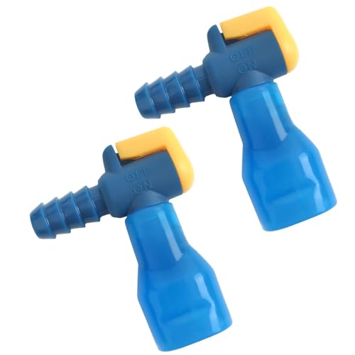 AXEN Bite Valve ON-Off Switch Tube Nozzle Replacement for Hydration Water Bladder - style: 90° Pack of 2