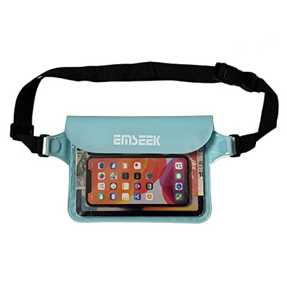 Waterproof Waist Pouch Dry Belt Bag Fanny Pack For Swim Surf Snorkel - color: Light Green