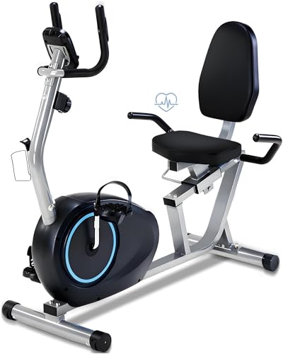Kawnina Recumbent Exercise Bike for Seniors with 400LB Weight Capacity