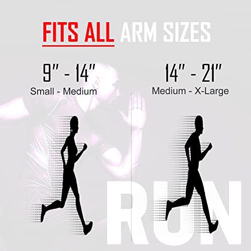 RevereSport Armband for iPhone Pro Max 17/16/15/14/13/12/Plus/AIR. Running Phone Arm Holder for Sports, Gym Workouts and Exercise - size: 6.7" Screen