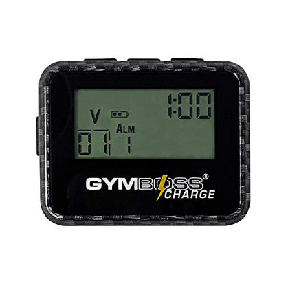 Gymboss Charge Interval Timer and Stopwatch - color: Carbon Black