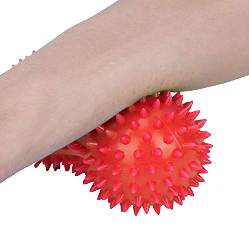 ZJchao Peanut Spiky Massage Ball, Foot Massage Ball Roller, Massaging Hand Foot Massager Roller Ball Tension Muscle Relax, Spiky Peanut Massager for Plantar Fasciitis - color: 2#