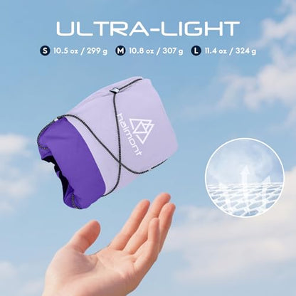 Haimont 10L Trail Running Hydration Vest with Soft Flasks - color: Purple, size: Large