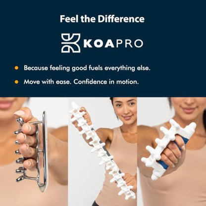 KOA KOAPRO Fascia Massage Tool Blaster for Cellulite, Deep Tissue Massager for Knots - All-in-One Full Body Massage, Facia Blaster, Neck and Back Massager, Deep Tissue Muscle Massagers - style: Original Blue