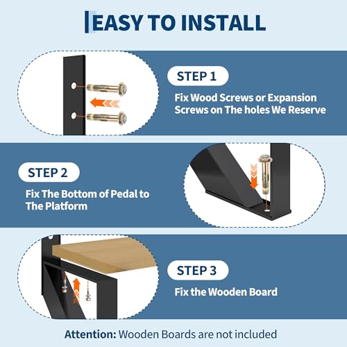 Heavy Duty Steel Stair Step Riser 2 Pack - 2 Step Reinforced Metal Stringer with Support Legs - Corrosion-Resistant Indoor/Outdoor, Max 600lb Capacity - Step 2 |with a Pair of Gloves