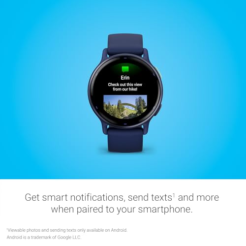 Garmin vívoactive® 5, Health & Fitness GPS Smartwatch, 42mm, Navy - color: Navy