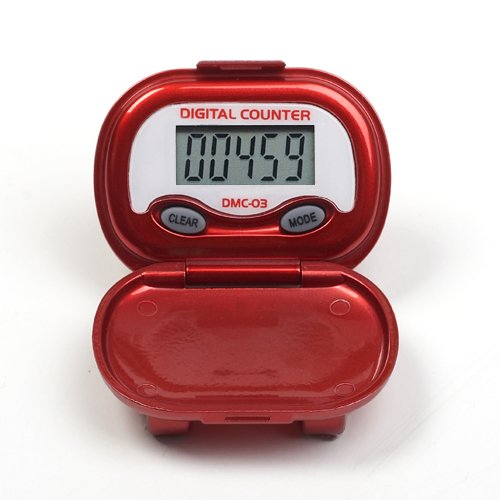 DMC-03 Multi-Function Pedometer - color: Red