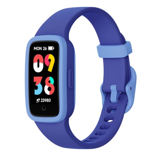 Vigor 3 Kids Watch Fitness Tracker, AMOLED Screen for Boys Girls Age 5-15 - color: Blue