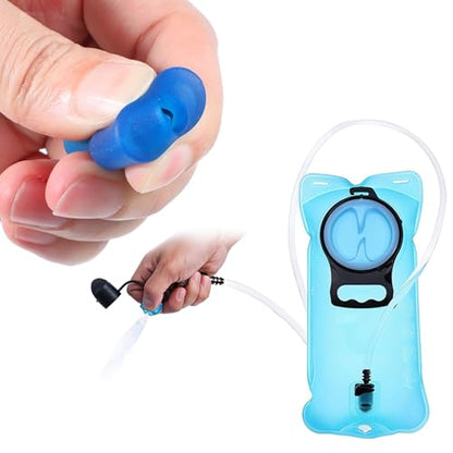8Pcs Bite Valve Replacement Mouthpiece Valve Hydration Bladder Accessories - color: Blue