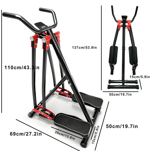 KINMAC Air Walking Elliptical Exercise Machine - color: Black