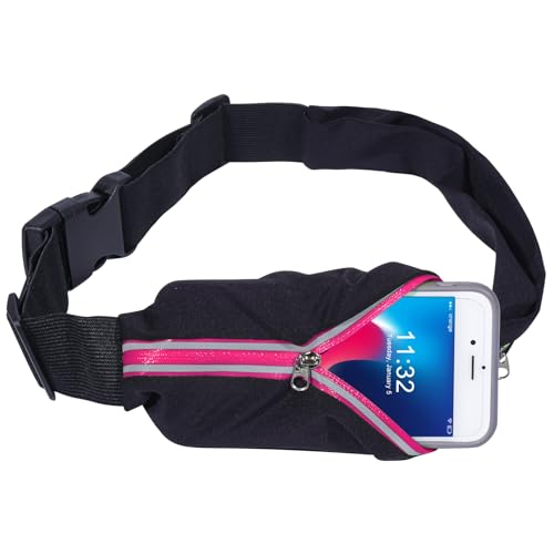 Fanny Pack for Men Women Slim Running Belt, Running Phone Holder Runners Pouch Waist Pack for Workout, Money Belt, Running Gear Accessories -Fits ALL Phones