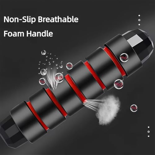 Adjustable Speed Jump Rope, Tangle-Free Skipping Rope with Ball Bearings & Comfortable EVA Handles for Fitness, Workout, Weight Loss