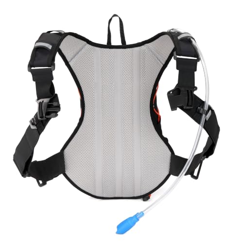Hydration Backpack with 2L Bladder Water Pack for Hiking Cycling Running - color: black