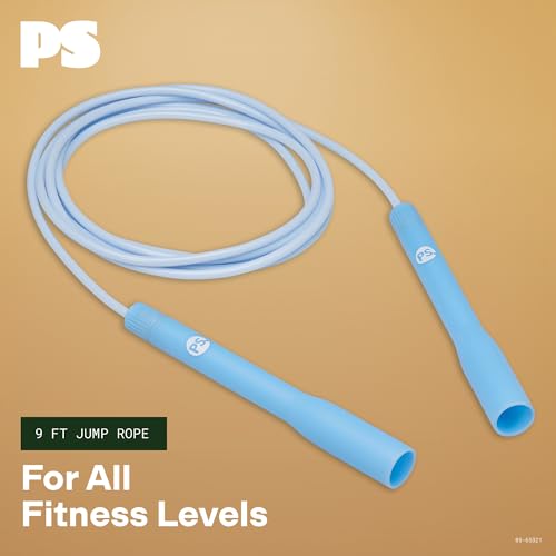 POPSUGAR Jump Rope, 9 Ft Tangle-Free Speed Rope (Periwinkle)