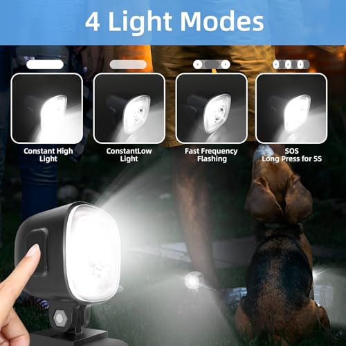 COSOOS Original 2 Rechargeable Headlights for Shoe Charms, Light Attachment Shoe Accessory Kids Boy Girl Men Women Running Shoe, Rechargebale Flashlight for Bike, Keychain, Camping, Backpack