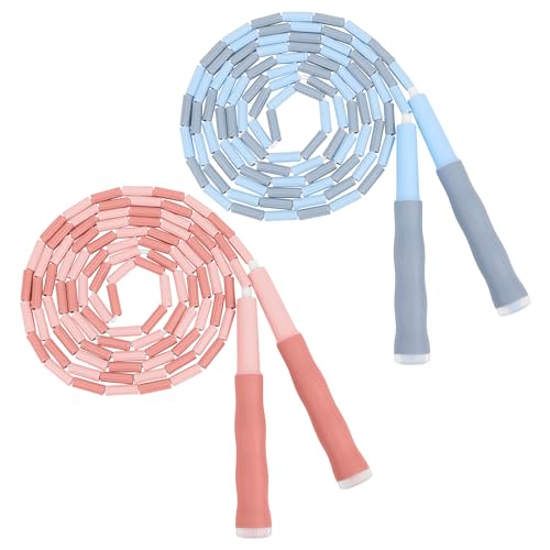 Coolrunner 9 FT Upgraded Kids Jump Rope, 2PC Soft Beaded Skipping Rope
