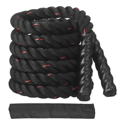 PATIKIL Jump Rope, Heavy Skipping Rope - color: Black-Red, size: 4.49lb