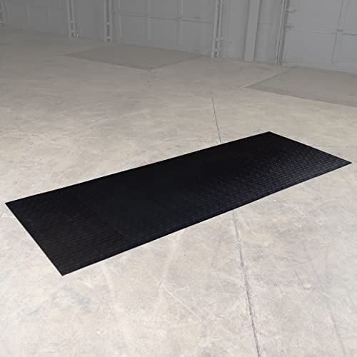 Body-Solid Tools Treadmill Mat - 9ft Vinyl Cardio Mat for Rowers, Exercise Bike and Home Gym Equipment, Ideal for Carpet, Hardwood Floors and Concrete