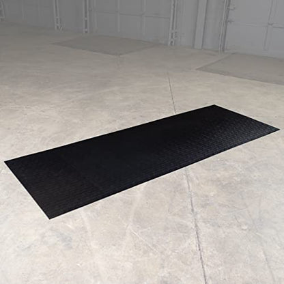 Body-Solid Tools Treadmill Mat - 9ft Vinyl Cardio Mat for Rowers, Exercise Bike and Home Gym Equipment, Ideal for Carpet, Hardwood Floors and Concrete