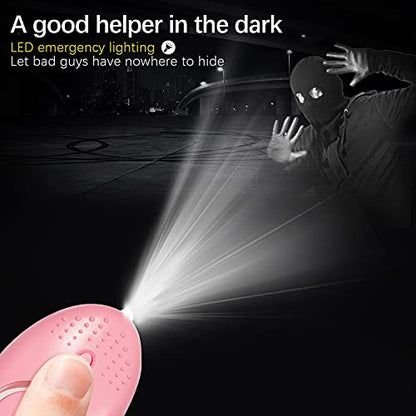 Emergency Personal Alarm, 3 Pack 140DB Person Siren with LED Lights, Personal Panic Alarm for Men, Women, Children, Elderly Emergency Security, Self Defense Electronic Device