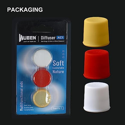 WUBEN AC1 3-Color Durable Flashlight Diffuser 24.5-26mm Diameter Lamp Cap - color: AC1