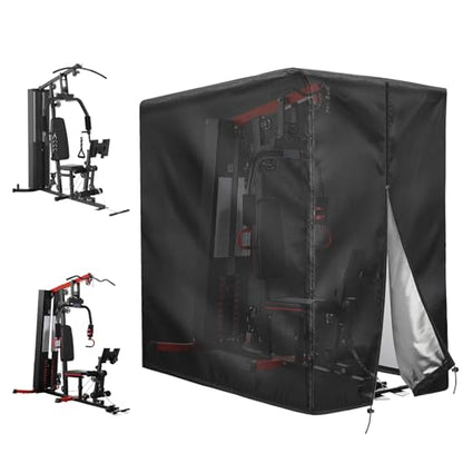 Outdoor Workout Equipment Cover, Weatherproof Gym Equipment Cover - size: 41"L x 68.9"W x 74.8"H