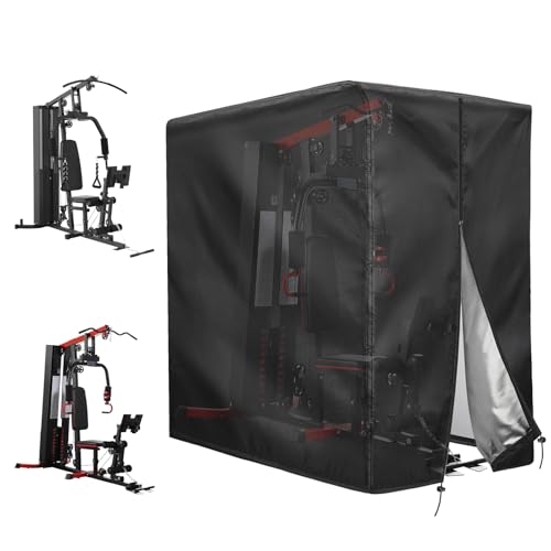 Outdoor Workout Equipment Cover, Weatherproof Gym Equipment Cover - size: 41"L x 68.9"W x 74.8"H