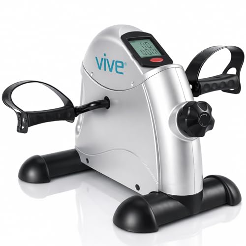 Vive Under Desk Bike Pedal Exerciser - Stationary Exercise Leg Peddler - size: Standard