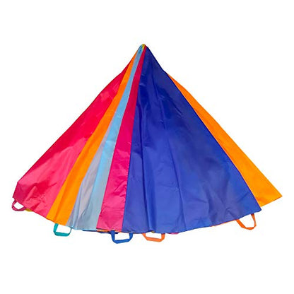SPINFOX Parachute for Kids - 6ft 10ft 20ft, Indoor/Outdoor Kids Toy Game