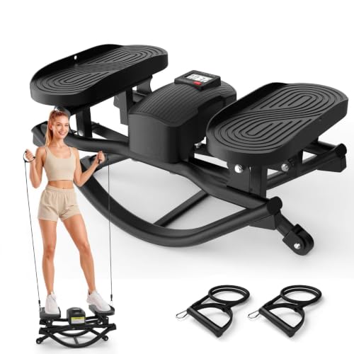 HOTWAVE Rock Stepper, The Rock Stepper Side to Side Exercise Machine - color: Black, size: Pro
