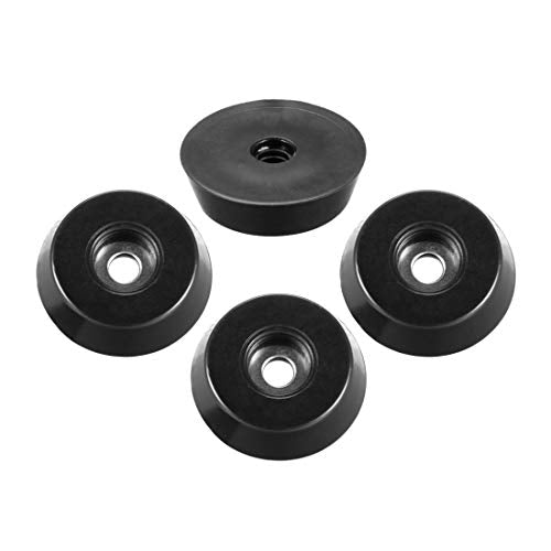 uxcell Rubber Feet Buffers Pads Anti-Slip Buffer Feet D18x15xH5mm 4pcs - size: 18x15x5mm