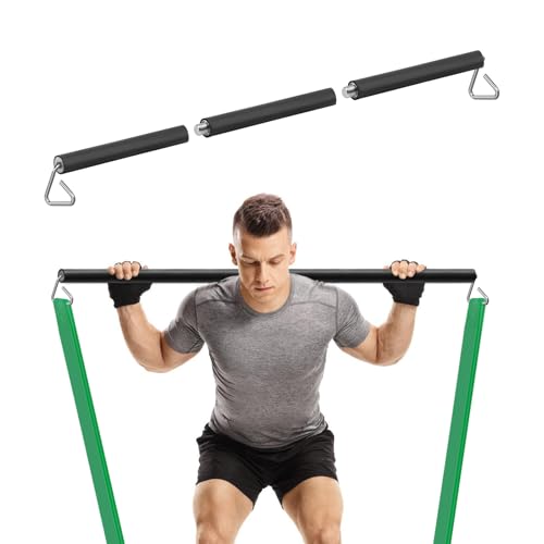 Resistance Band Bar, 26.4in or 39.4in, Workout Bar for Fitness, Portable Weightlifting Training, Suit for Home Exercise, Resistance Band Training - style: bar (2024 up)