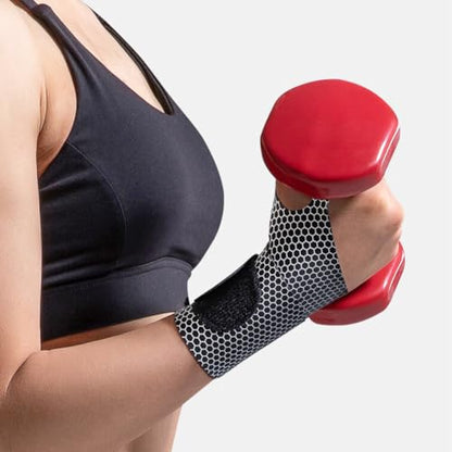 Ultra-Thin Wrist Brace (2Pcs),Lightweight Wrist Wrap for Pain Relief - color: Black
