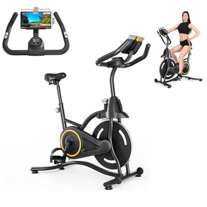 Maicifi Indoor Cycling Bike, Silent Belt Drive, Heavy Flywheel, Digital Display, Home Gym Cardio Workout Training