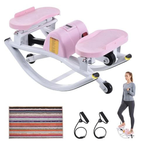 Rocking Stepper Side to Side 250 Lbs Capacity Exercise Equipment Digital
