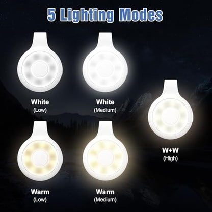 Rechargeable Nurse Lights Clip On for Night Shift, Badge Light - color: O-White